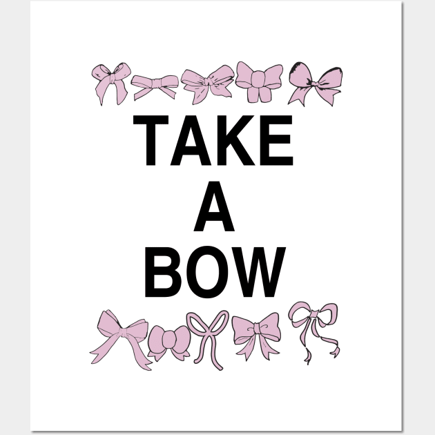 Pink Bows Take a Bow Wall Art by KristopherBel